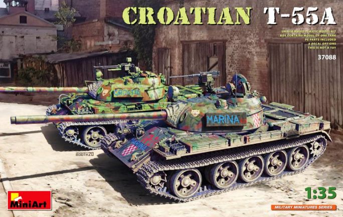 37088 MiniArt Хорватский танк Т-55А 1/35