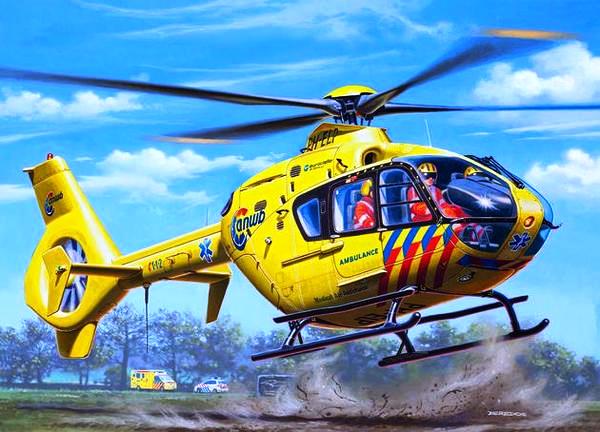 Сборная модель 04939 Revell Вертолет EC135 Nederlandse Trauma 