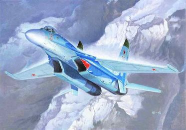 Сборная модель 01660 Trumpeter Российский истребитель Су-27 