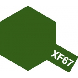 81767 Tamiya Краска акриловая матовая XF-67 NATO Green (НАТО зеленая) 10мл