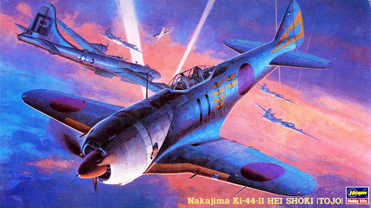 09136 Hasegawa Японский самолет NAKAJIMA Ki44 SHOKI(TOJO) 1/48