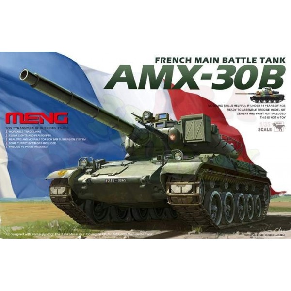 Сборная модель TS-003 MENG Model Французский танк AMX-30B 