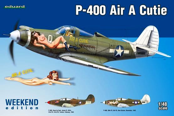 8472 Eduard Американский истребитель P-400 Airacobra "Air A Cutie" Масштаб 1/48
