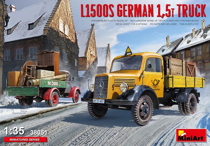 38051 MiniArt Немецкий 1,5 т грузовик L1500S 1/35
