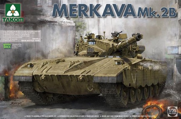 Сборная модель 2080 Takom Израильский танк Merkava Mk.2b 