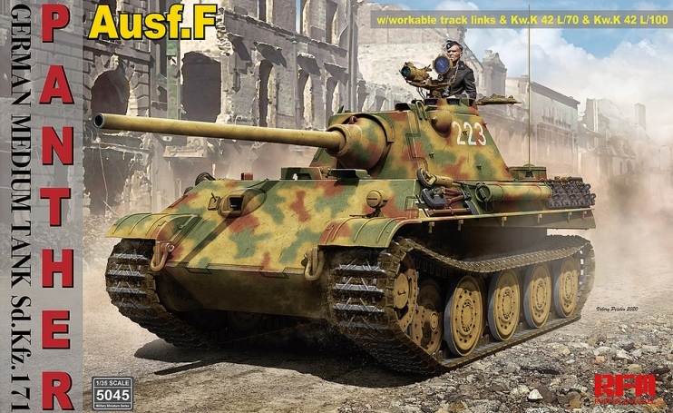 5045 RFM Танк Panther Ausf.F 1/35