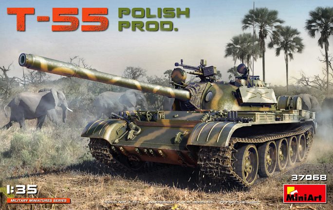 37068 MiniArt Танк Т-55 польского производства 1/35