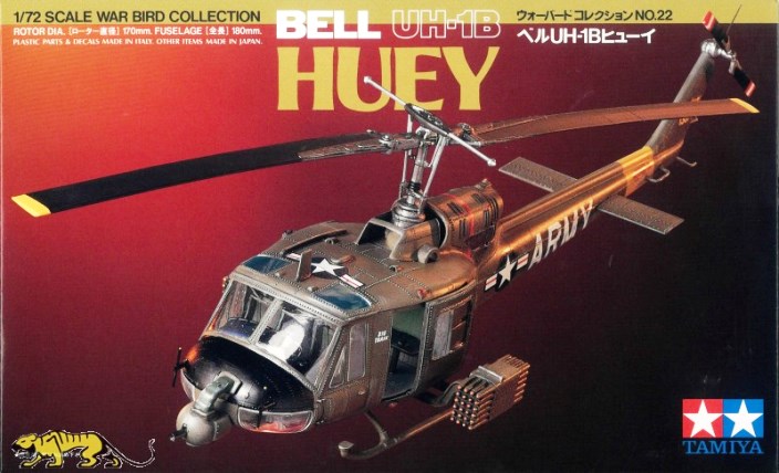 60722 Tamiya Вертолет Bell UH-1B Huey 1/72