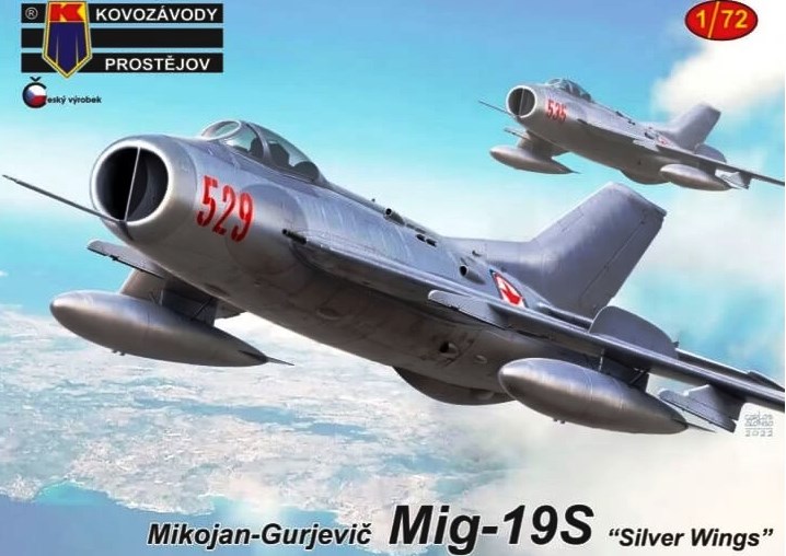 0329 Kovozavody Prostejov Самолёт MiG-19S “Silver Wings“ 1/72