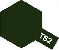 85002 Tamiya Краска-спрей TS-2 Dark Green (Темно-зеленая) матовая 100мл