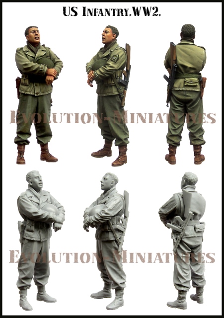 EM35190 Evolution Miniatures Американский солдат 1/35