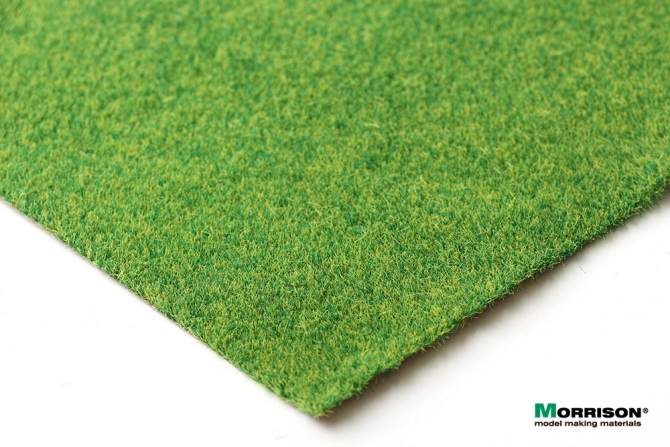 TRL-009 Morrison Рулонная трава для макета. Яркая зелень. 20*29 см