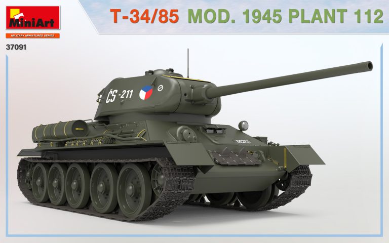 37091 MiniArt Танк Т-34/85 завода 112 (1945 года) 1/35