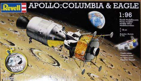 04827 Revell Космический корабль "Колумбия"+лунный модуль R04827 Масштаб 1/96