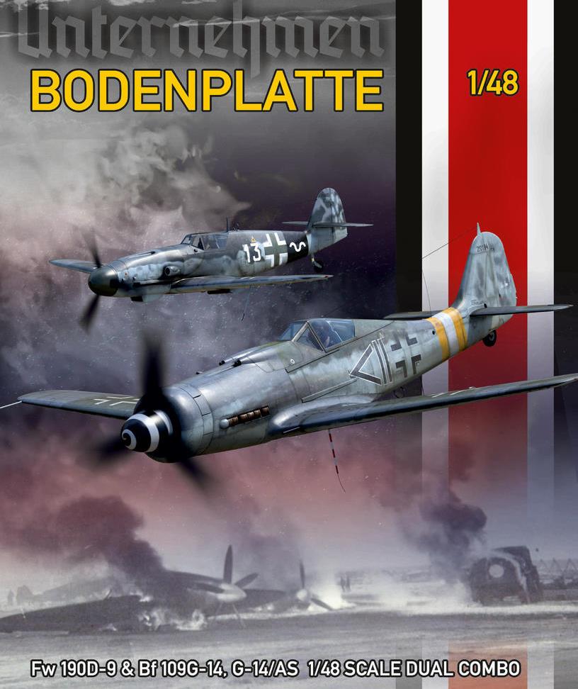 11125 Eduard  Немецкие истребители Fw 190D-9 и Bf 109G "Bodenplatte" (Ограниченная серия) 1/48