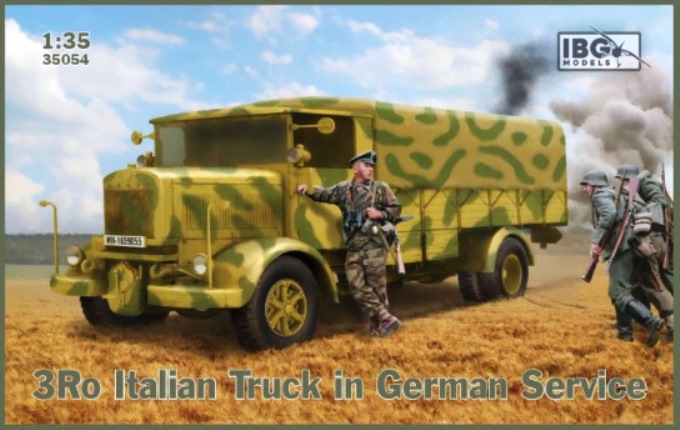 35054 IBG Models 3Ro Italian Truck in German Service  1/35