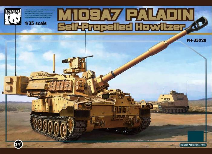 PH35028 Panda Hobby Самоходное орудие M-109A7 "Paladin" 1/35