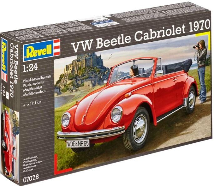 07078 Revell Автомобиль VW Beetle Cabriolet 1970 1/24