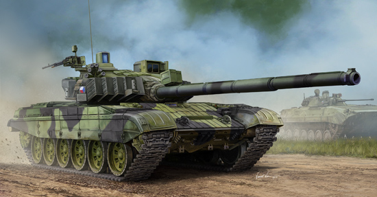 Сборная модель  05595 Trumpeter T-72M4CZ MBT (Чешский вариант Т-72) 