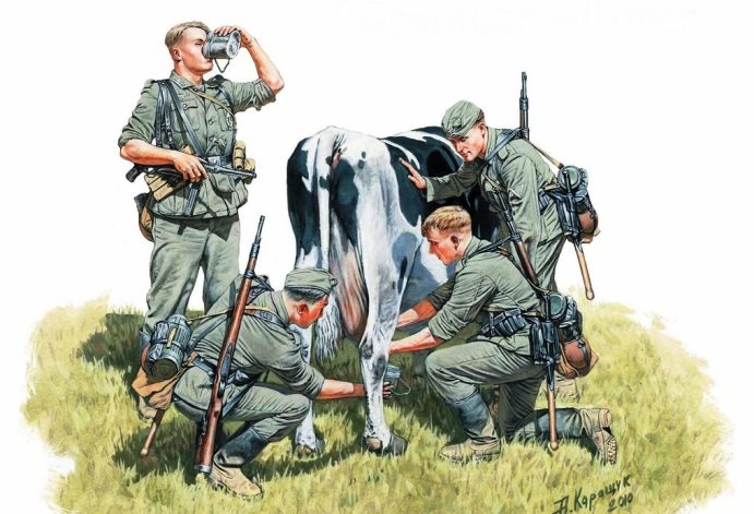 3565 Master Box Германские солдаты, Операция Milkman 1/35