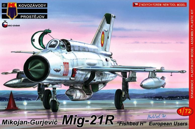 0086 Kovozavody Prostejov Самолёт MiG-21R“Fishbed H“ European Users 1/72