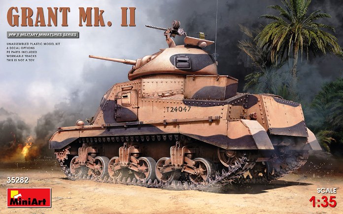 35282 MiniArt Британский танк Grant Mk.II 1/35