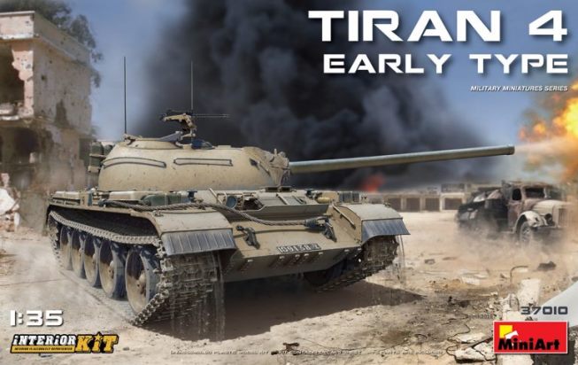37010 MiniArt Израильский танк Tiran 4 ранний с интерьером 1/35