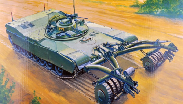 00346 Trumpeter Машина для разминирования Panther II на базе M1 Abrams1/35