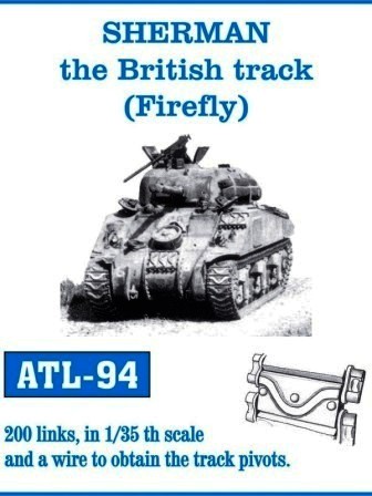 ATL-94 FRIULMODEL Металлические траки для Sherman the British track (Firefly) Масштаб 1/35