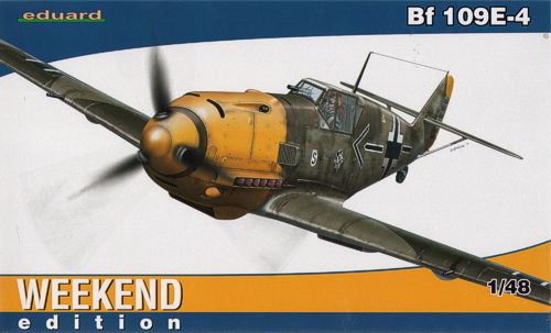 84166 Eduard Немецкий истребитель Bf-109E-4 (Weekend Edition) Масштаб 1/48