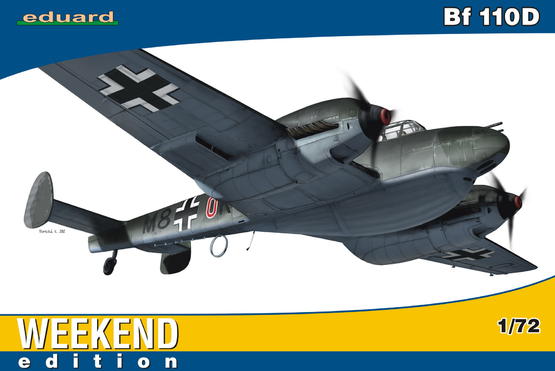 Сборная модель 7420 Eduard Самолет Bf 110D 