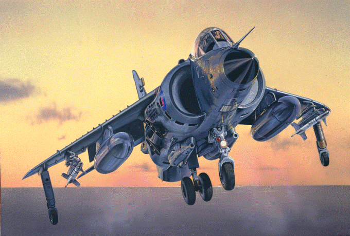 1236 Italeri Самолет FRS.1 Sea Harrier 1/72