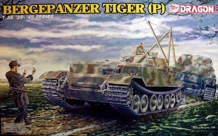 Сборная модель 6226 Dragon Германская БРЭМ Berge.Pz. Tiger (P) 