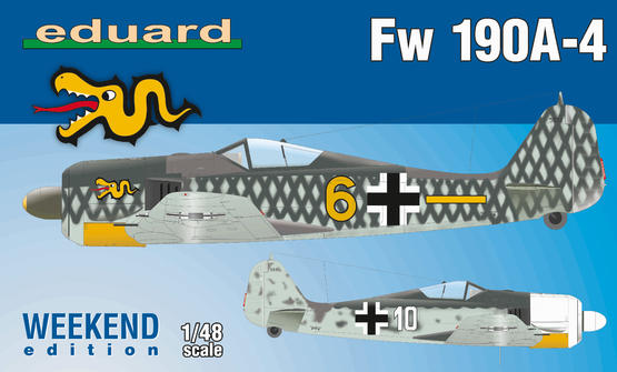 84121 Eduard Немецкий истребитель Fw 190A-4 1/48