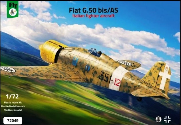 72049 Fly Итальянский истребитель Fiat G.50 bis/AS 1/72