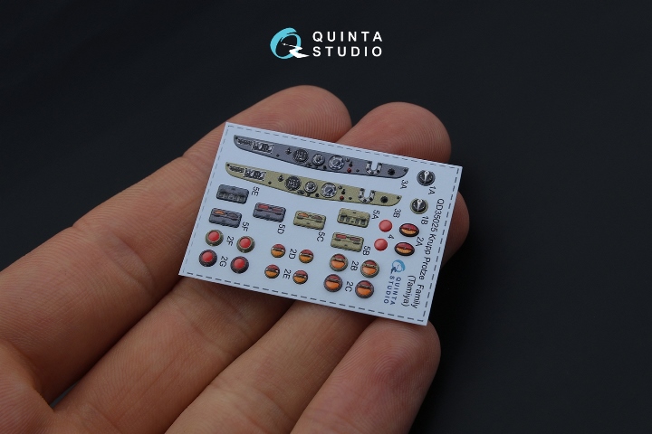 QD35025 Quinta 3D Декаль интерьера кабины для Krupp Protze (Tamiya) 1/35