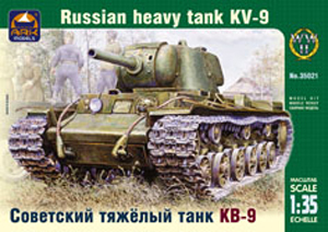 Сборная модель 35021 ARK Советский тяжелый танк КВ-9 