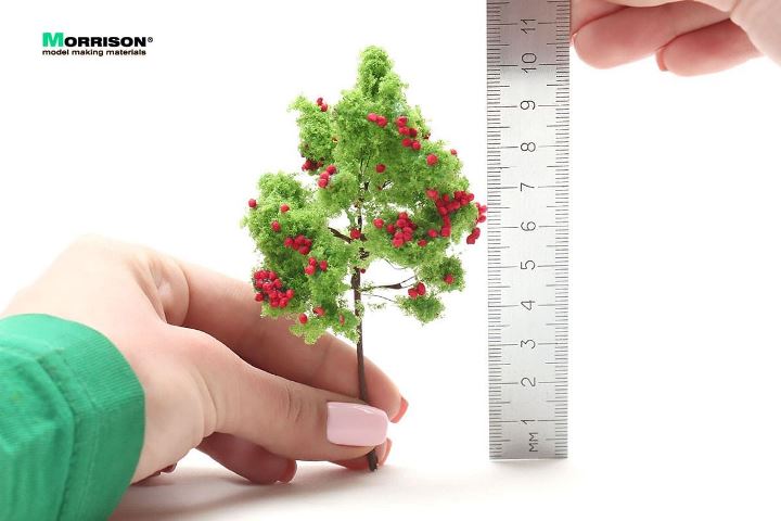 DFR-002 Morrison Фруктовое дерево (красные плоды) 10 см