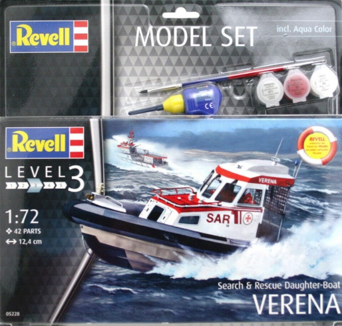 65228 Revell Подарочный набор Поисково-спасательное судно DGzRS VERENA 1/72