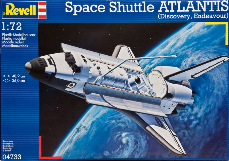 04733 Revell Космический корабль Space Shuttle "Discovery" Масштаб 1/72