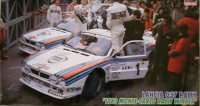 25031 Hasegawa Автомобиль Lancia 037 Rally 1983 (+набор фототравления) 1/24