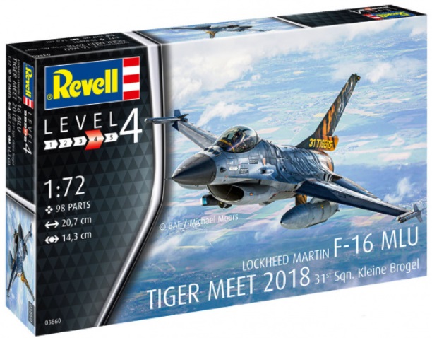 03860 Revell Истребитель F-16 Mlu 31 Sqn "Клейне-Брогель" 1/72
