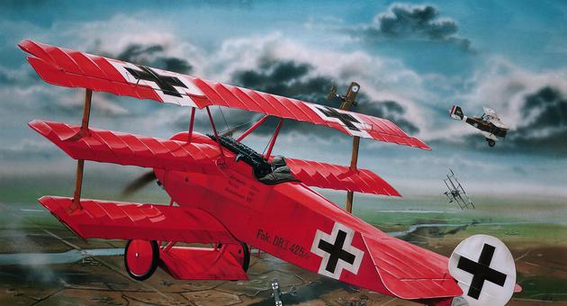 Сборная модель 04744 Revell Самолет Fokker Dr.I "Richthofen" 