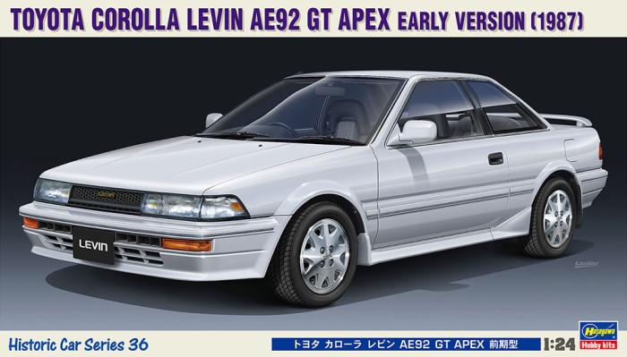 21136 Hasegawa Автомобиль Toyota Corolla GT Apex Early (1987) 1/24