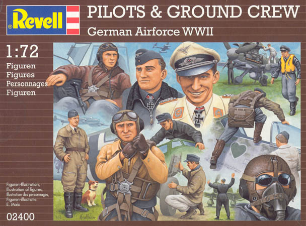 02400 Revell Немецкие пилоты Pilots and Ground Staff - LUFTWAFFE Масштаб 1/72