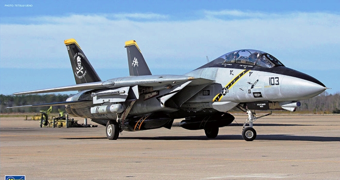 02434 Hasegawa Истребитель F-14B TOMCAT "VF-103 JOLLY ROGERS LAST FLIGHT 2004" 1/72