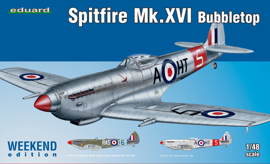 84141 Eduard Британский истребитель Spitfire Mk.XVI Bubbletop (Weekend) 1/48
