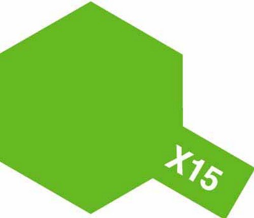 80015 Tamiya Краска эмалевая глянцевая X-15 Light Green (Cветло-зеленая) 10мл.