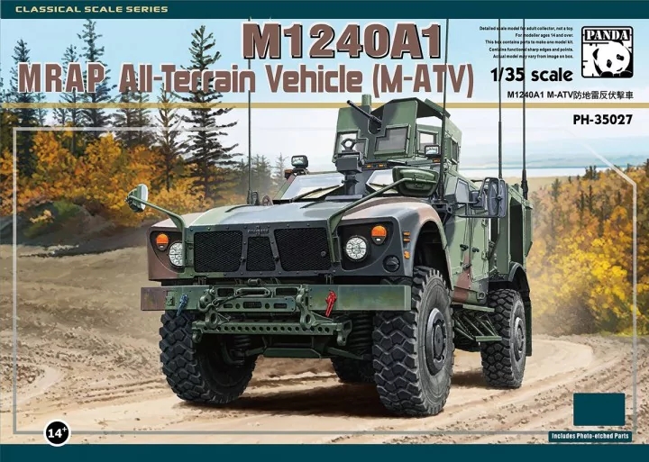 PH35027 Panda Hobby Бронеавтомобиль M1240A1 MRAP AII-Terrain Vehicle (M-ATV)