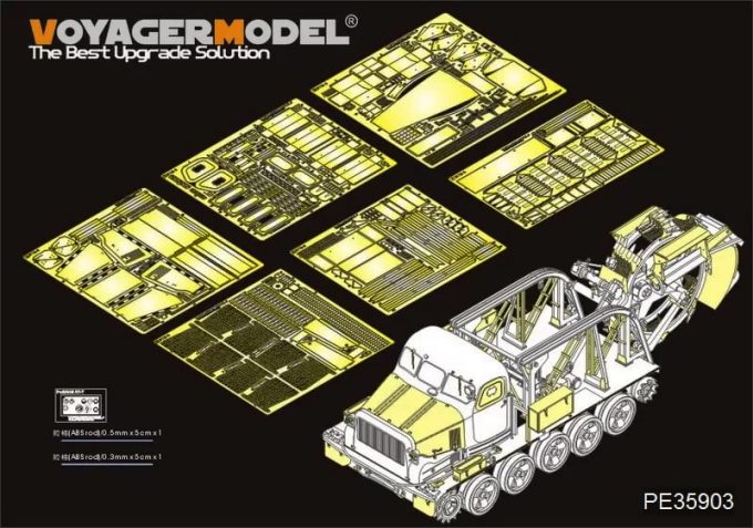 PE35903 Voyager Model Russian BTM-3 Trench Digging Vehicle (Trumpeter 09502) 1/35
